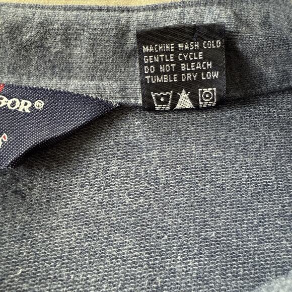 Vintage Safe Harbor Colorblock Polo Shirt Blue Retro Grandpacore XXL (Fits XL) - Picture 8 of 12
